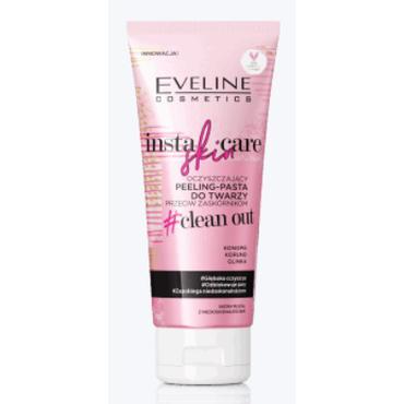 Eveline Cosmetics -  EVELINE COSMETICS Insta skin care peeling-pasta do twarzy oczyszczający, przeciw zaskórnikom 75 ml